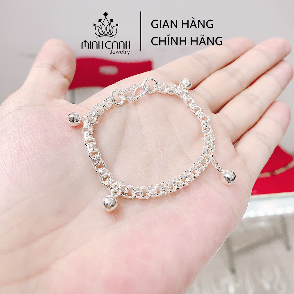 Lắc Bạc Trẻ Em Mix 4 Bi - Minh Canh Jewelry