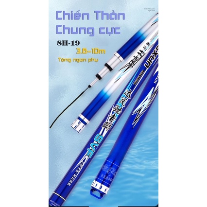 cần câu tay Chiến Thần Chung Cực 8H phân bổ lực 19 kèm 1 ngọn