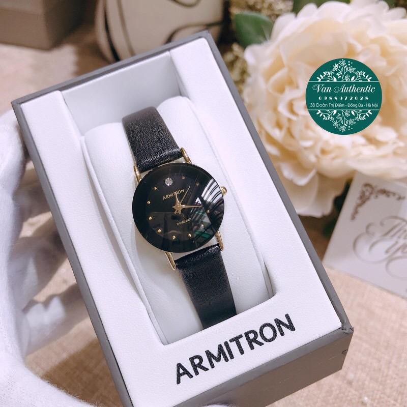 Đồng hồ Nữ ARMITRON 75/2447 mặt tròn dây da