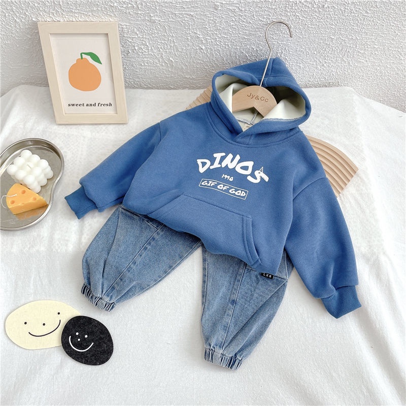 Áo hoodie tay dài phong cách Hàn Quốc mới cho bé