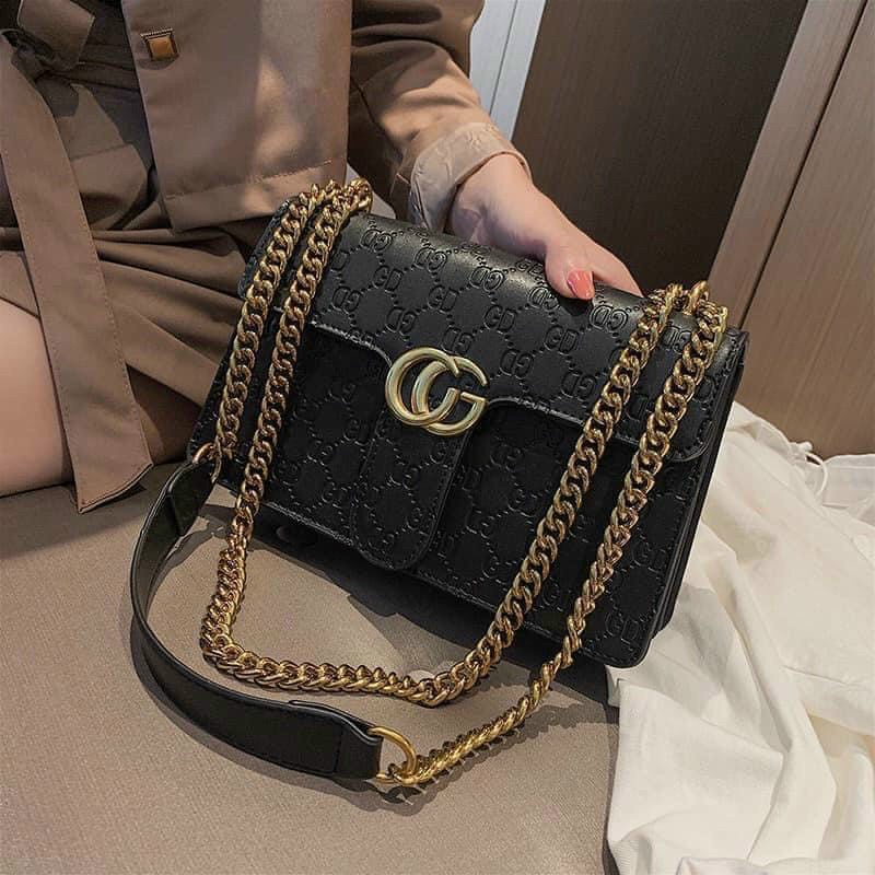 Túi Xách Nữ GC Size 25 Loại Đẹp Da Sần Sang Chảnh