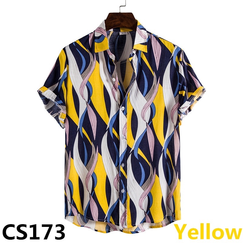 Áo sơ mi tay ngắn phong cách thời trang biển hawaii | BigBuy360 - bigbuy360.vn