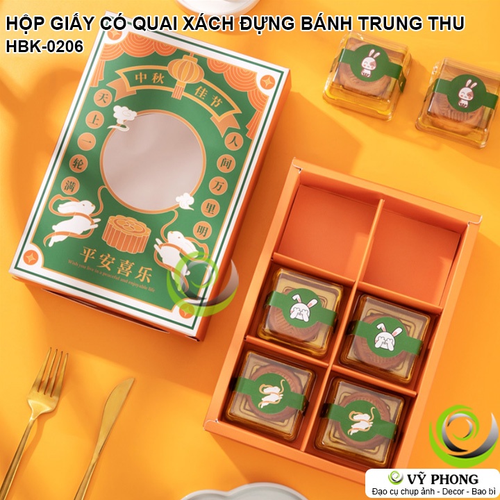 TEM DÀI DÁN DECAL DÁN ĐẾ HỘP BÁNH TRỨNG BÁNH TRUNG THU IN HÌNH THỎ NGỌC NHÃN DÁN NIÊM PHONG TRANG TRÍ BAO BÌ HỘP TD-0097