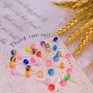 Set 20c Charm kẹo mút trang trí móng