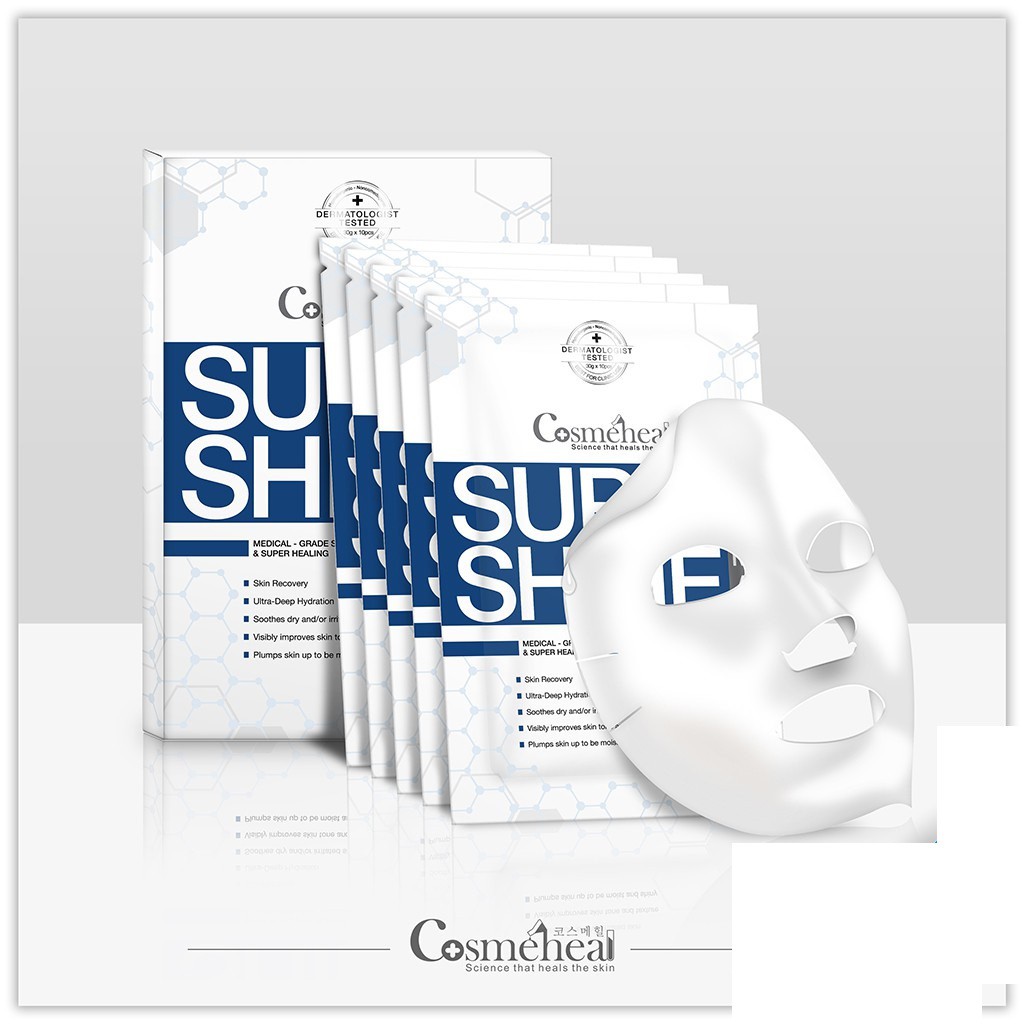 [HÀNG NHẬP KHẨU] Mặt Nạ Sinh Học Tế Bào Gốc Căng Bóng Da Cosmeheal Supershine Mask - Cấp Ẩm, Chống Lão Hoá, Phục Hồi Da