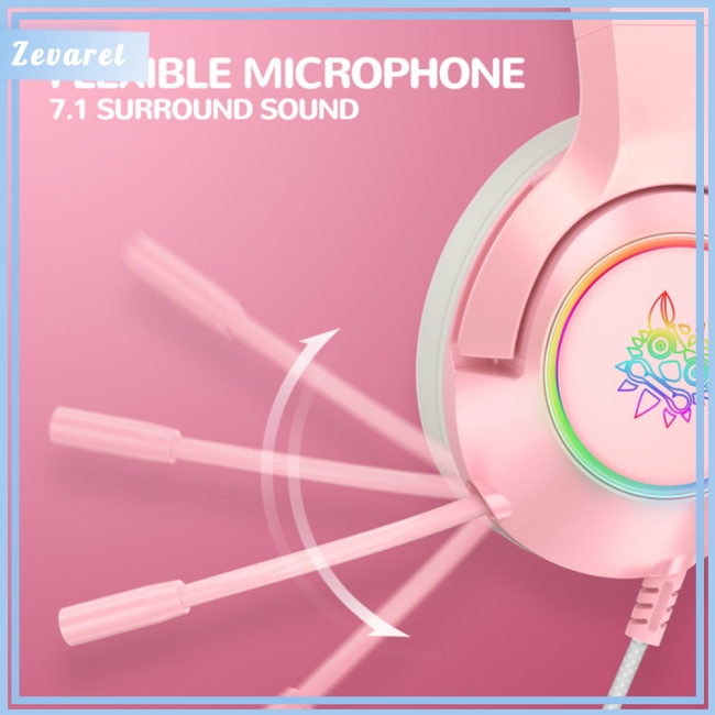 Tai Nghe Chụp Tai Zevaret Onikuma K9 Có Đèn Led Rgb Kèm Phụ Kiện