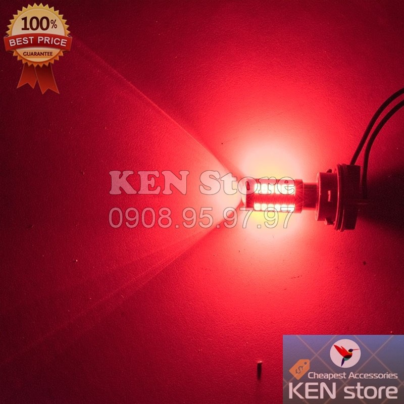 Bóng LED 1156 ngạnh xéo 150 độ làm đèn xi nhan, đèn demi, đèn lùi cho ô tô  33smd 5630