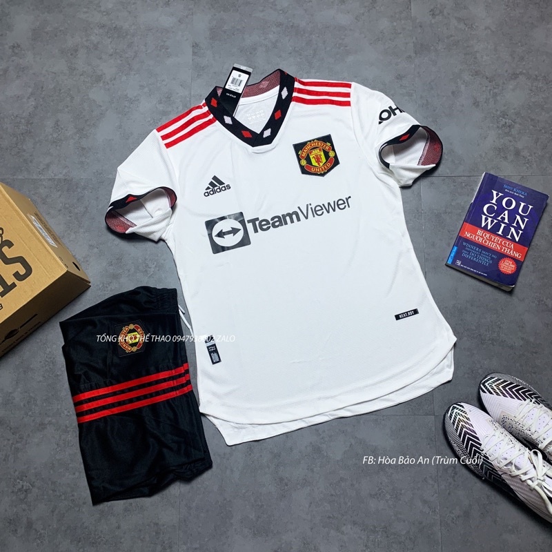Bộ Quần Áo Đá Banh CLB Manchester Teamview màu trắng 2023