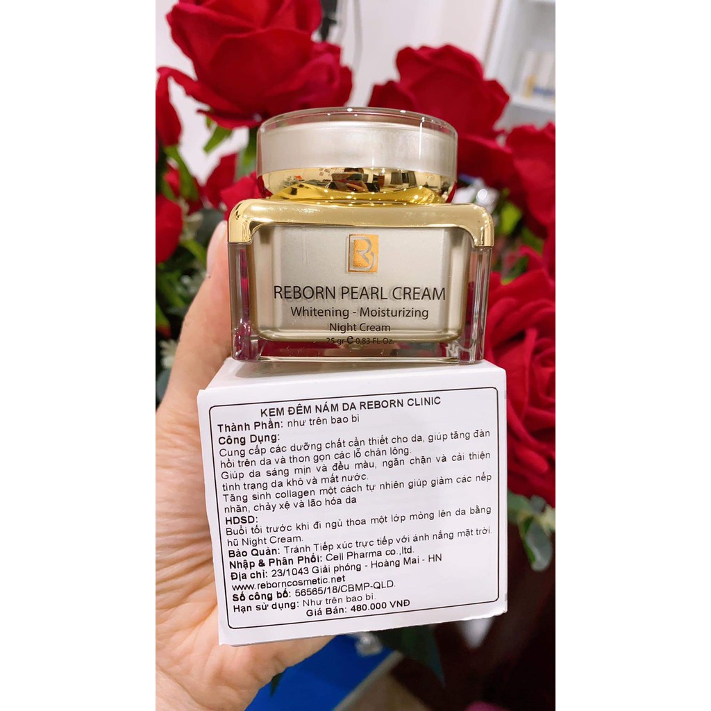 Kem Nám,Tàn Nhang,Đốm Nâu Reborn-Kem Đêm