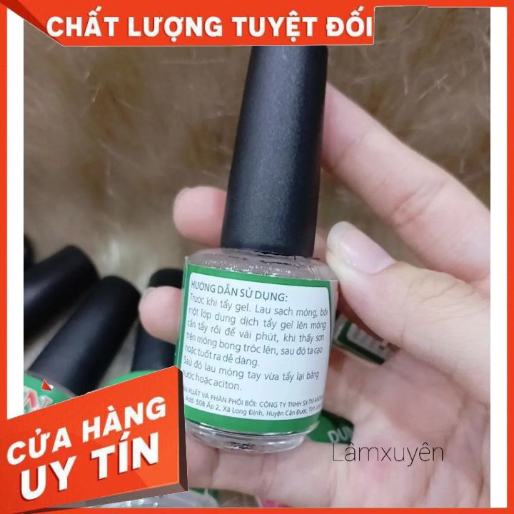 DUNG DỊCH PHÁ SƠN ZIN cấp tốc  Chính Hãng  sử dụng dễ dàng bong tróc tất cả các loại sơn gel nóng _ không bỏng móng