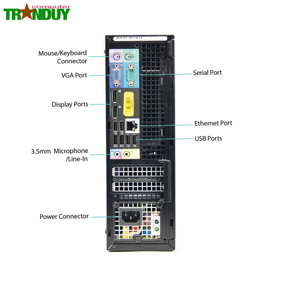 Bộ Máy Tính Bàn Dell Optiplex 7010SFF/Core I5-3470S(6M.3.6Ghz,4cores 4 threads)/LCD 19inch Wide Delll  99%/ BH 24 Tháng | WebRaoVat - webraovat.net.vn