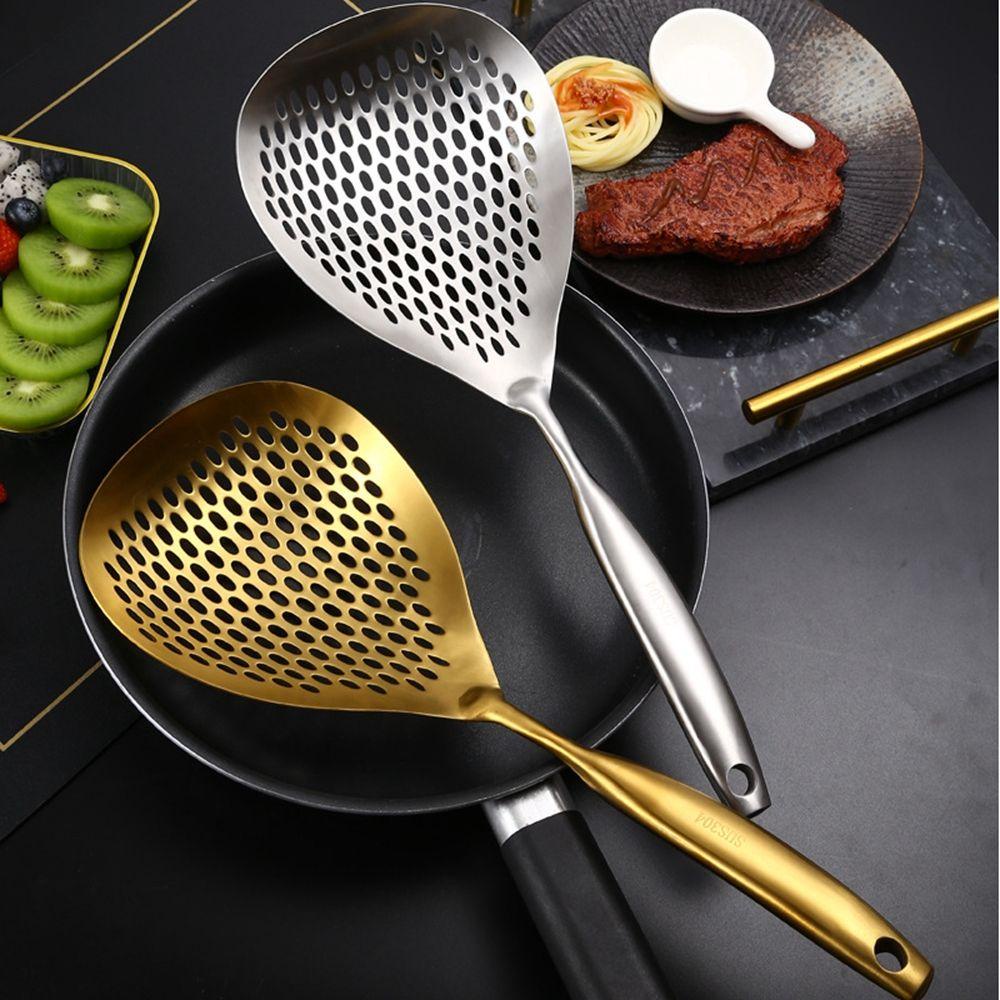 Muỗng Lọc Dầu Nấu Mì Có Rãnh Thanh Lịch Cho Nhà Bếp