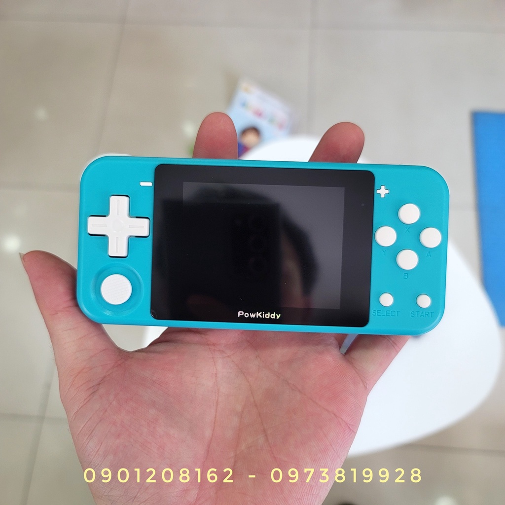 Máy chơi game cầm tay Powkiddy Q90 Màn 3 inch sắc nét 16 hệ giả lập