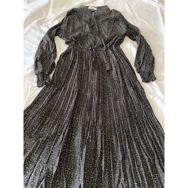 Váy voan hoa nhí tiểu thư dáng dài phong cách vintage cổ điển bigsize