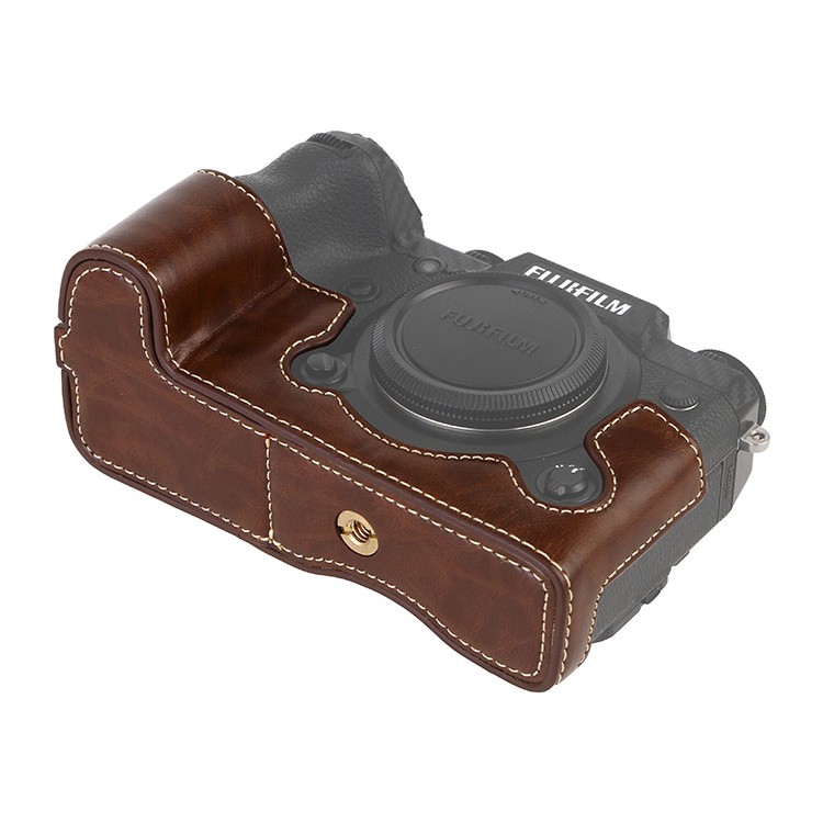 Vỏ da PU bọc 1/2 thân máy ảnh cho Fujifilm XH1 X-H1