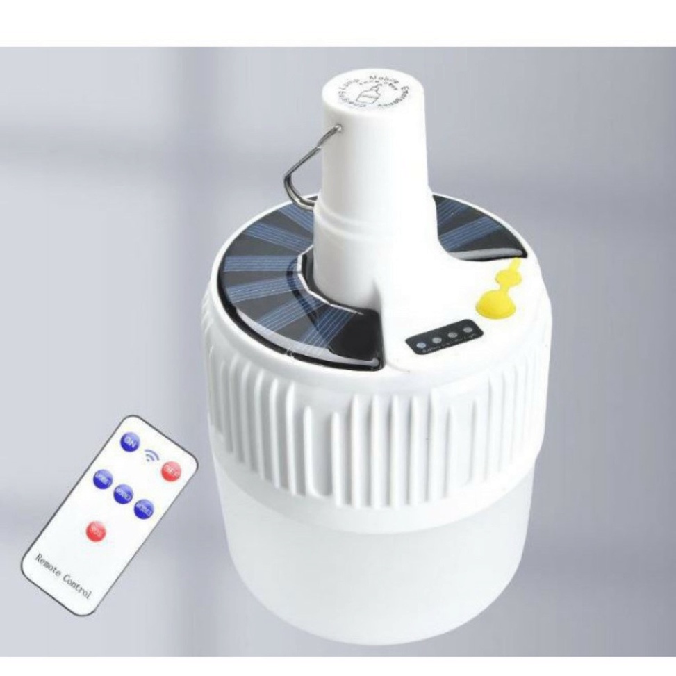 Bóng Đèn năng lượng Loại 100w có điều khiển từ Xa, Củ Sạc Kèm Theo SHOP BENA deal Sock