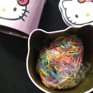 HỘP THUN CỘT TÓC KITTY CHO BÉ