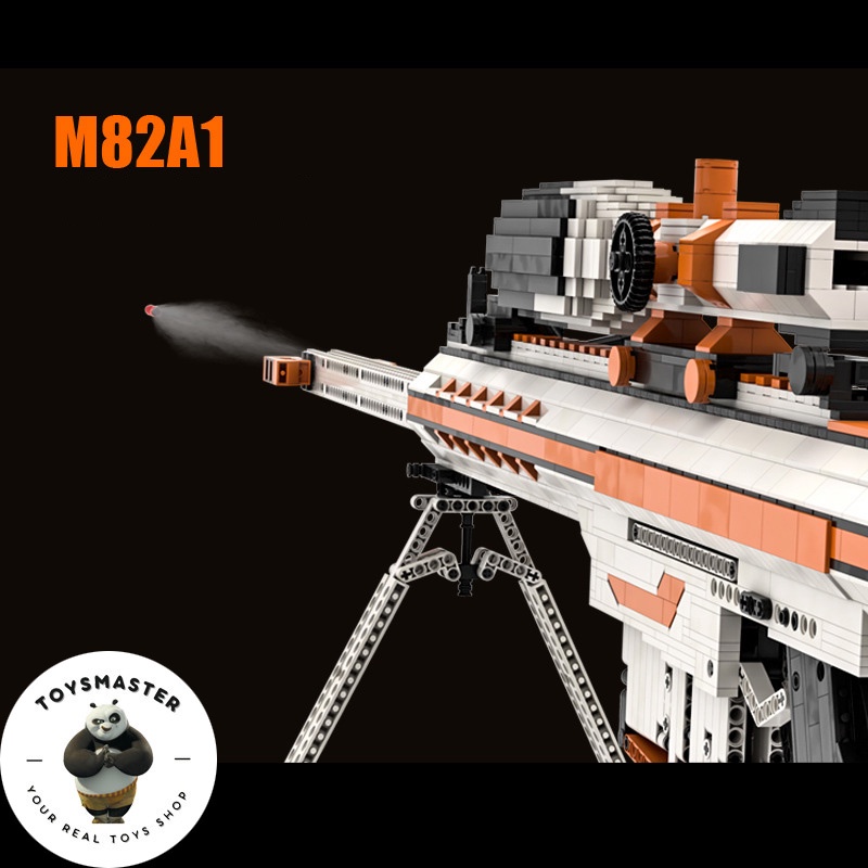 Đồ Chơi Lắp Ráp Mô Hình Súng PUBG M82A1 BARRET Asiimov Với 2500+ Mảnh Ghép,Bản Thiết Kế Tiêu Chuẩn Kevin 183