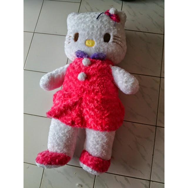 Búp Bê Hình Hello Kitty Khổng Lồ (1m)