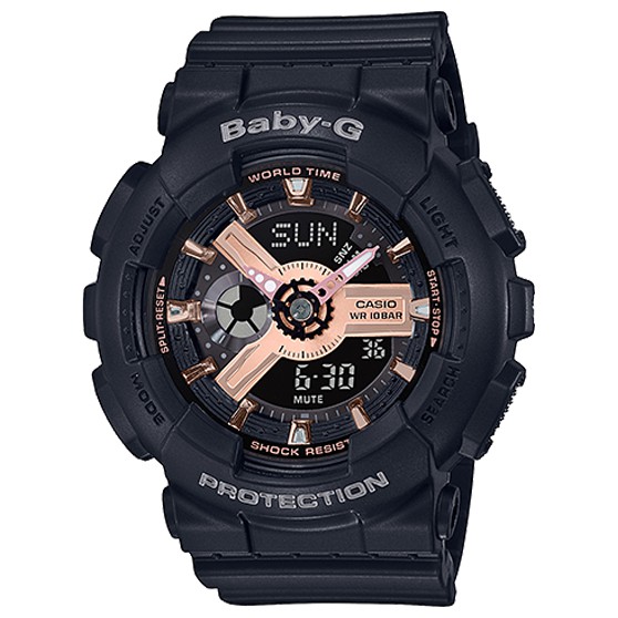 Đồng hồ Casio Baby-G Nữ BA-110RG-1A chính hãng bảo hành 5 năm Pin trọn đời