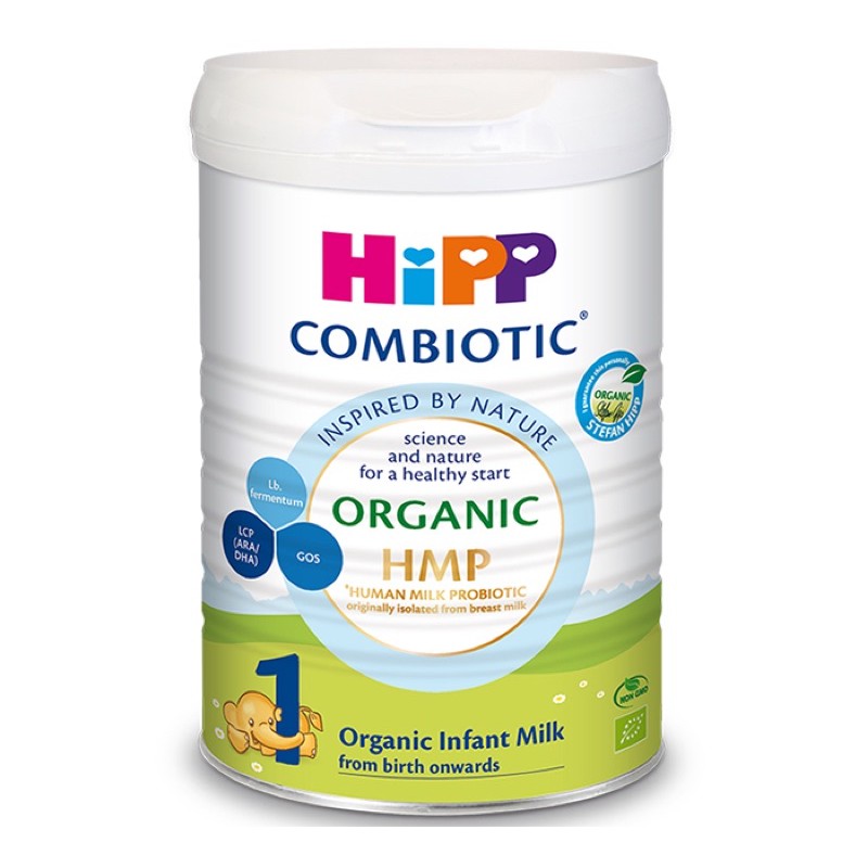 SỮA HIPP ORGANIC ĐỦ SỐ 1/2/3/4 (LON 800 GAM)