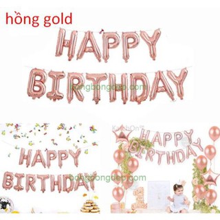 MỪNG KHAI TRƯƠNG LẺ RẺ NHƯ SỈ Bong Bóng chữ HAPPY BIRTHDAY trang trí sinh nhật balloon birthday party