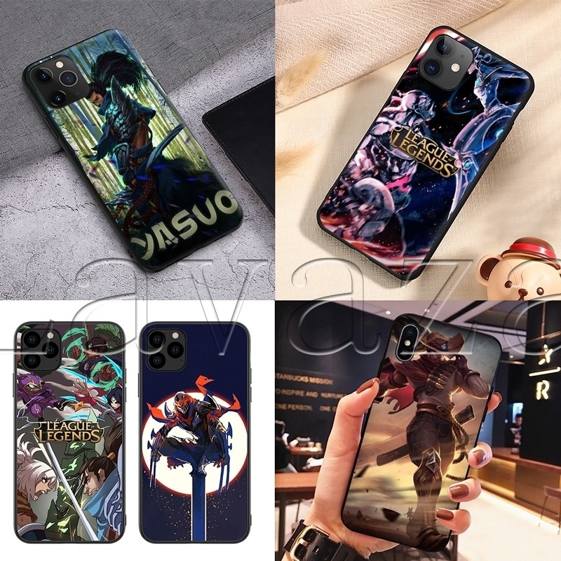 Ốp điện thoại mềm in hình liên minh huyền thoại thích hợp cho Iphone 11 Pro Xs Max Xr X 8 7 6 6s Plus