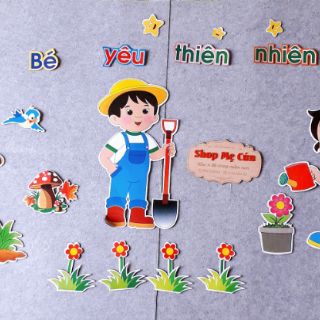 Tranh góc mầm non