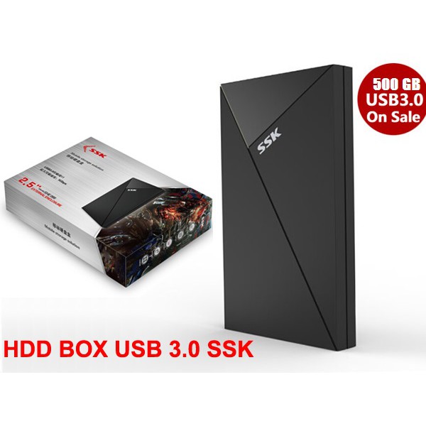 [Mã SKAMSALE03 giảm 10% đơn 200k] Ổ cứng 3.0 di động SSK 500Gb