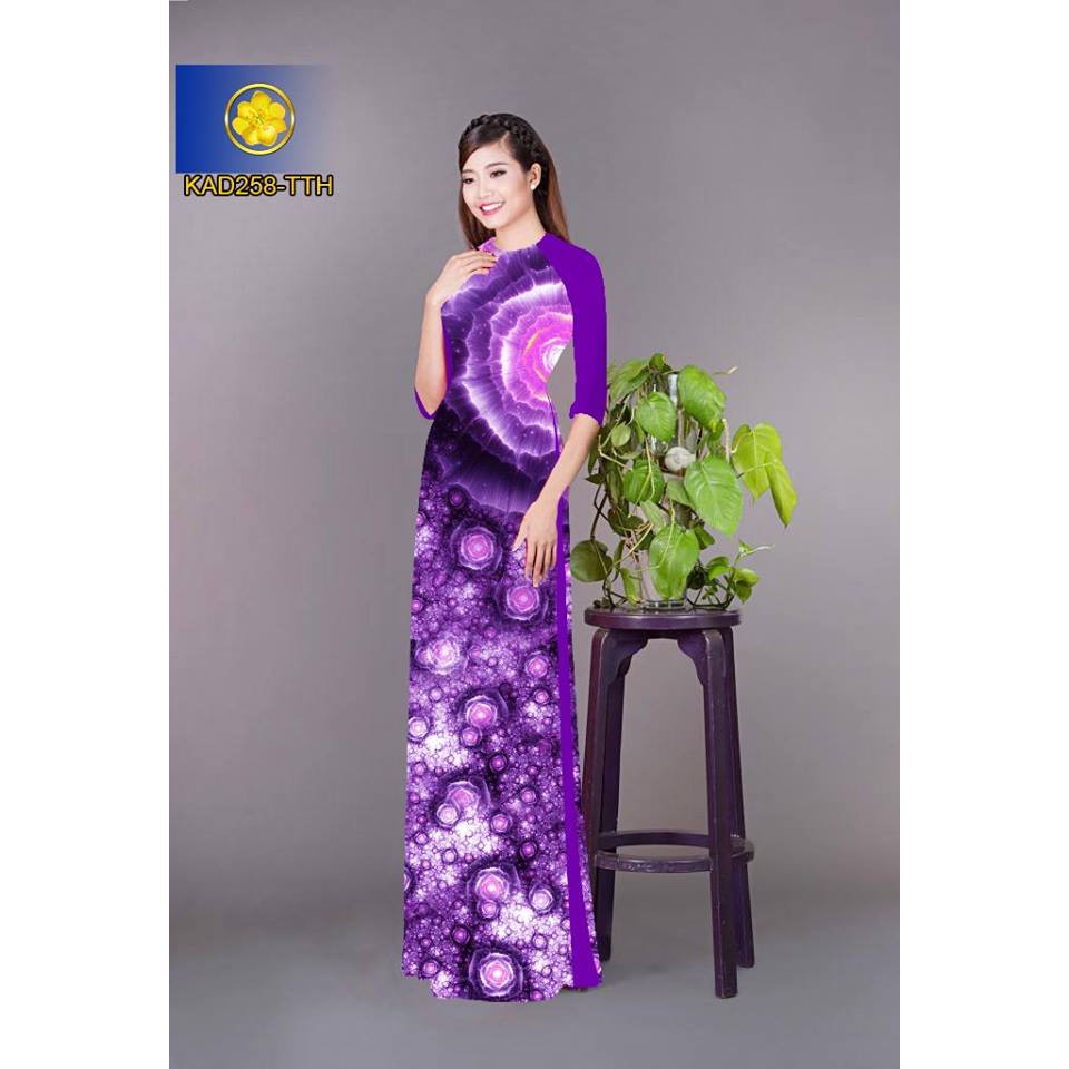 Vải Áo Dài Tằm Ý, Lụa Nhật  KAD258