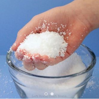 Bột tuyết nhân tạo các loại - nguyên liệu làm slime