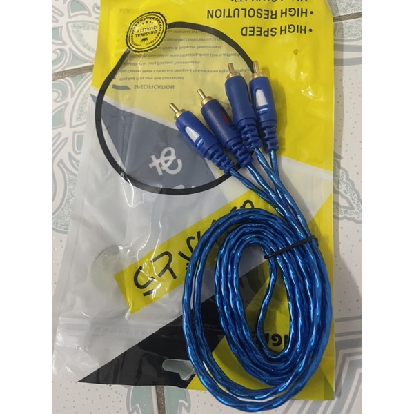 Dây cáp AV bông sen Video/Audio 2 đầu RCA dài 1.5m, 1.8m, 3m, 5m, 10m, kết nối ổn định, tín hiệu âm thanh, hình ảnh sắc