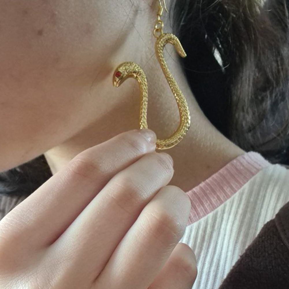 Bông tai hình nhân vật anime Boa Hancock kiểu Hàn Quốc thời trang cho nữ DYRUIDOJ1