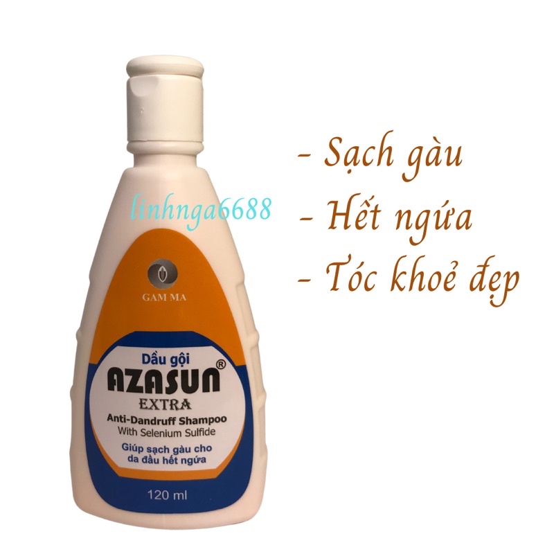 Dầu gội đầu dành cho da đầu nhiều gàu Azasun Extra 120ml