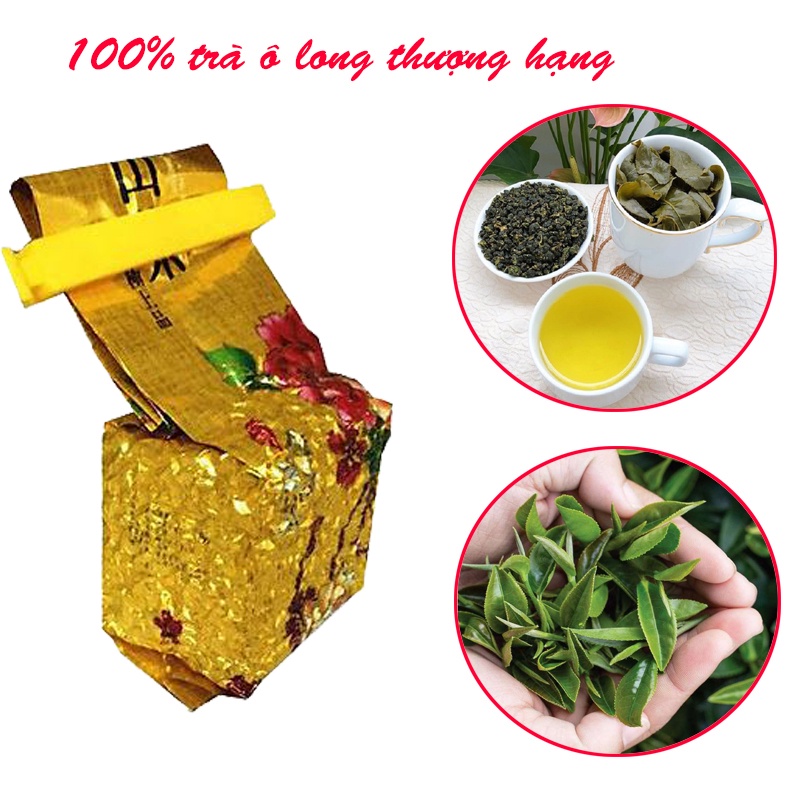 Trà olong cao cấp DL gói 200 gram - Trà ô long thượng hạng, nước xanh, hậu ngọt sâu