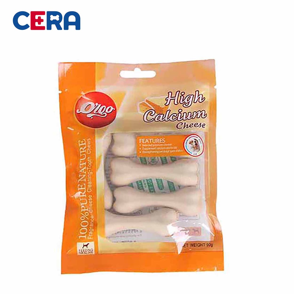 Xương Gặm Calcium Bổ Xương ChoThú Cưng - Snack 011 ( VỊ PHÔ MAI )