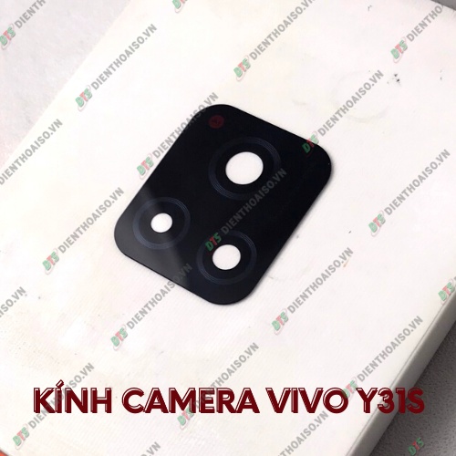 Kính camera vivo y31s kèm keo dán