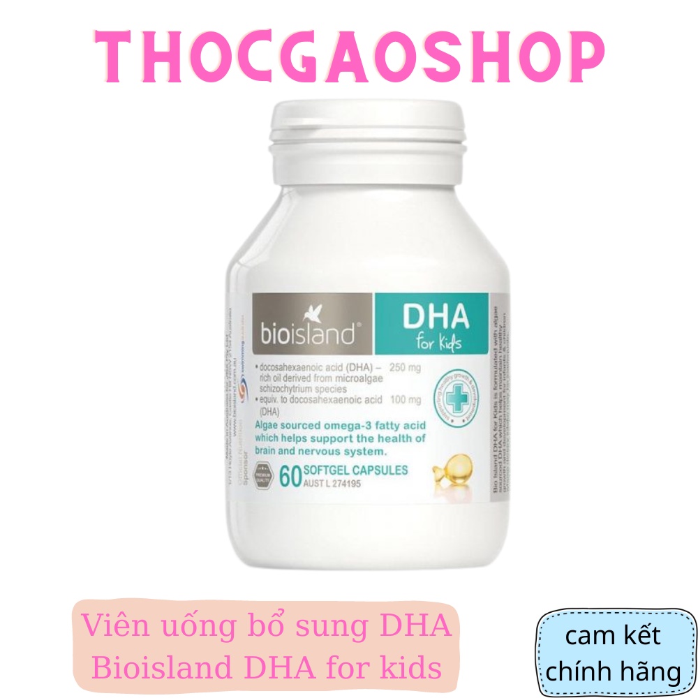 Viên uống bổ sung DHA cho mẹ bầu Bioisland