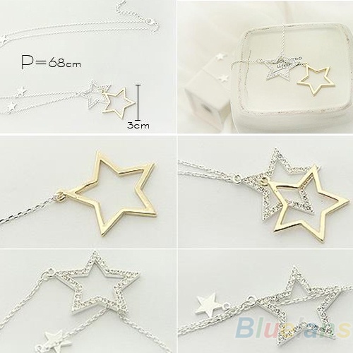 Dây chuyền dáng dài hình ngôi sao xinh xắn dành cho nữ
