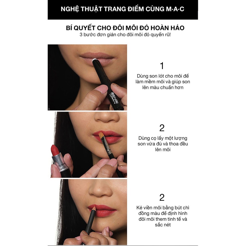 M.A.C  Son lót dưỡng môi MAC Prep + Prime Lip