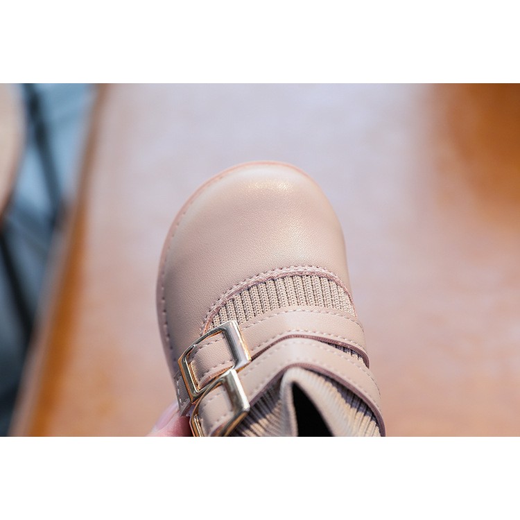 Bốt cổ chun hàng Quảng Châu cao cấp cho bé gái mã mới MQ6168