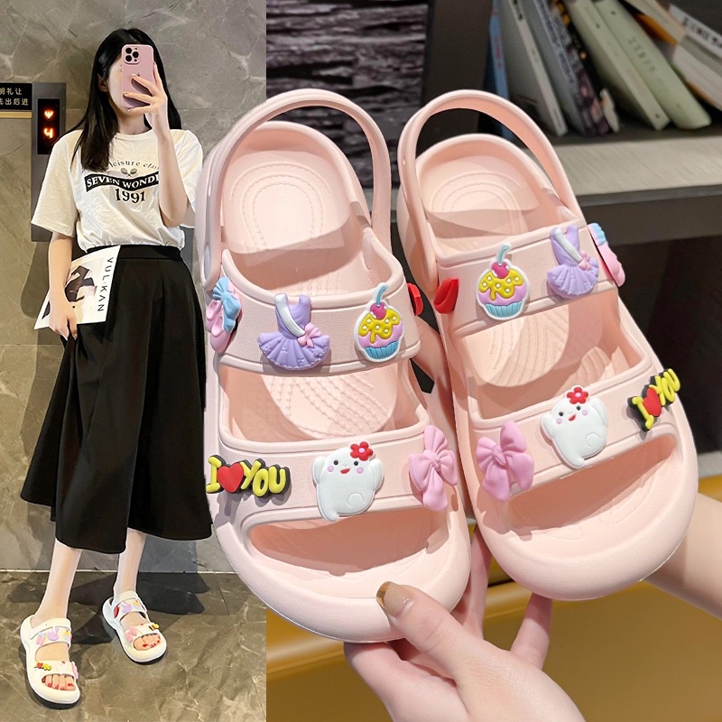 SANDAL ĐẾ LƯỢN SIÊU NHẸ NHIỀU STICK 3MÀU