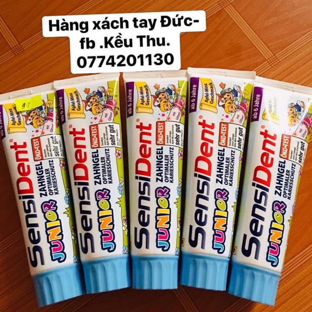 Kem Đánh Răng Dành Cho Bé Sensi Dent (hàng Chuẩn Đức )