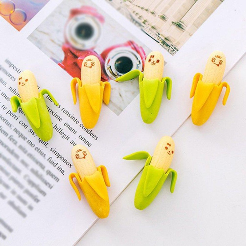 Set 2 Gôm Tẩy Hình Quả Chuối Đa Năng