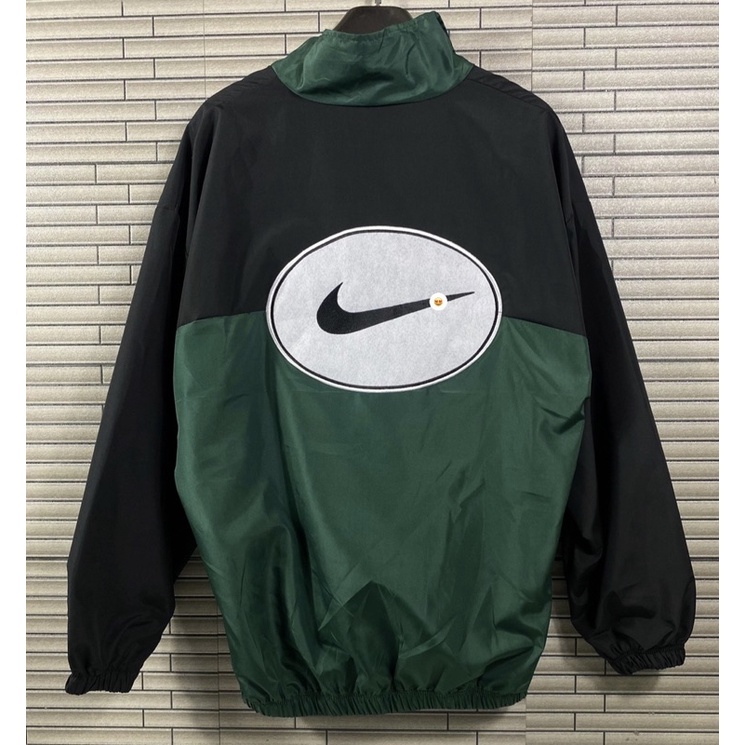 Áo Khoác Dù 2 Lớp Jacket Windbreaker Vintage - Xanh Đen