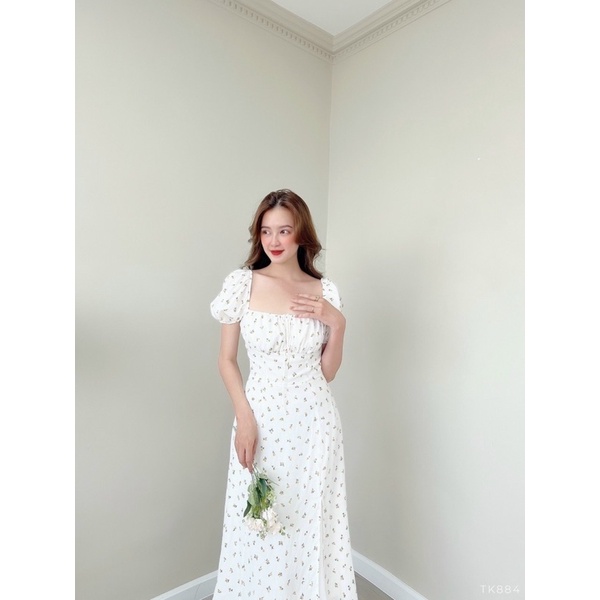 Đầm midi hoa dáng dài 🍀🍀💯💯