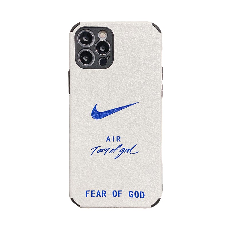 Ốp điện thoại lụa họa tiết logo Nike Fear Of God cho Iphone 12 Pro Max 12 Mini 11 Pro Max Xs Max Xr 6 6s 7 8 Plus | BigBuy360 - bigbuy360.vn