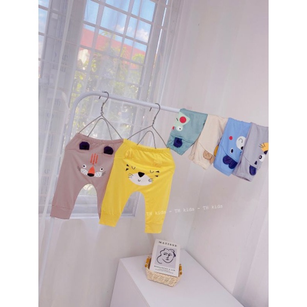 Quần Dài Mông Thú Thun Lạnh Đũng Rộng Loại 1 Cho Bé Trai Bé Gái