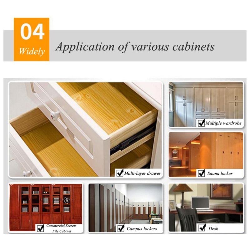 Khóa Ngăn Kéo Tủ Vô Hình Thông Minh / Khóa Ẩn RFID