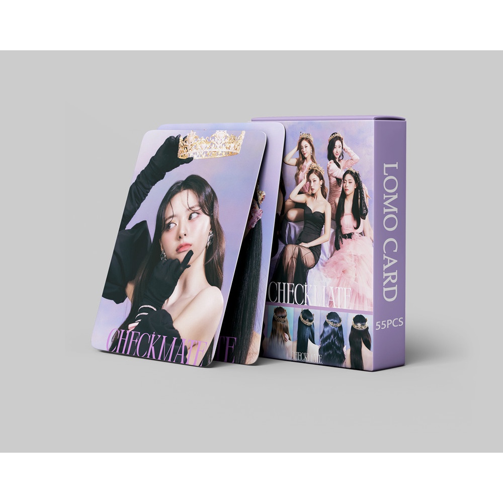 Hộp 55 Ảnh ITZY Lomo Card Crazy In Love & Điện Áp